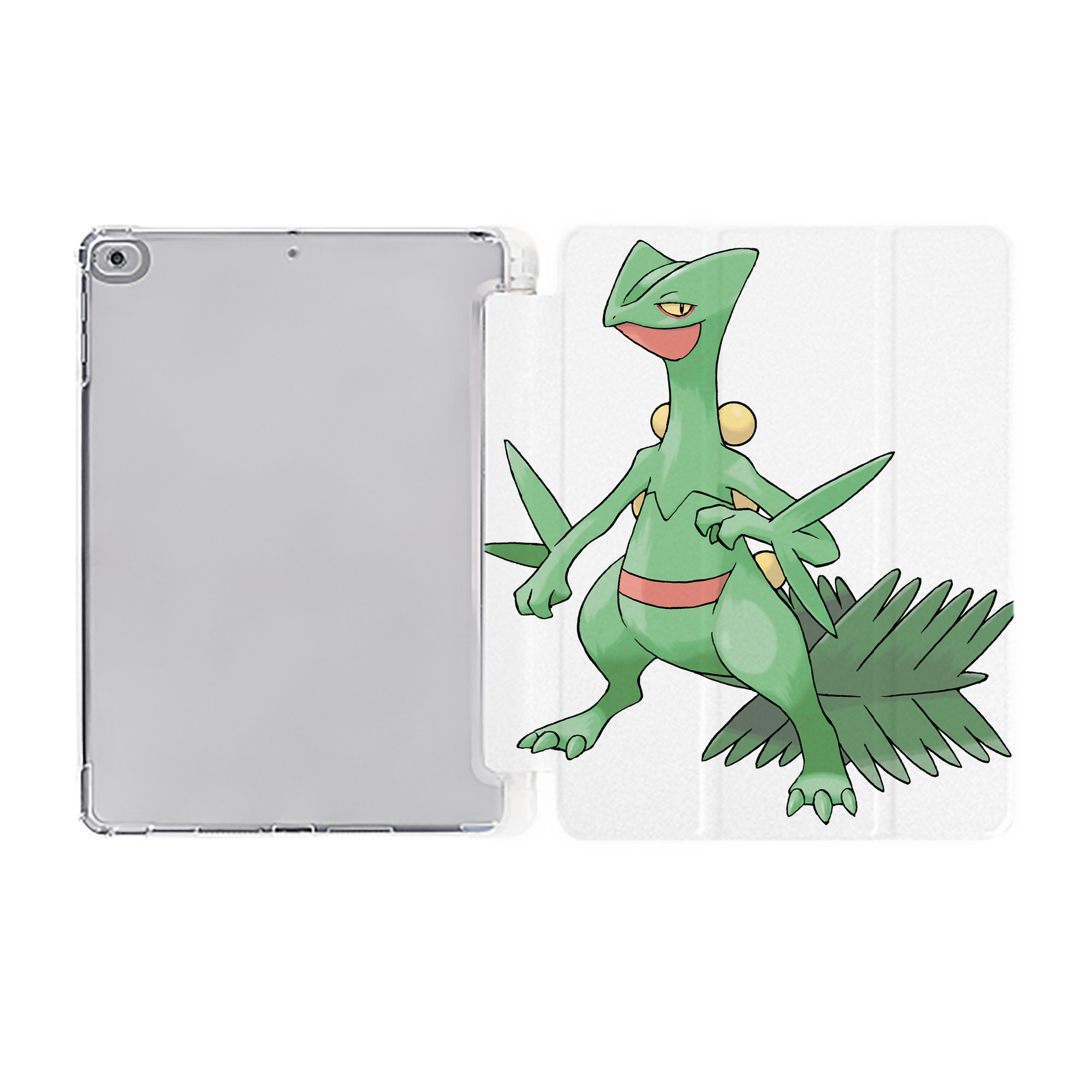 （画像用） ポケットモンスター Pokémon IPad ケース ペン収納付き 三つ折りスタンド PUレザー×シリコン 対応機種9.5/10.5/10.9インチ